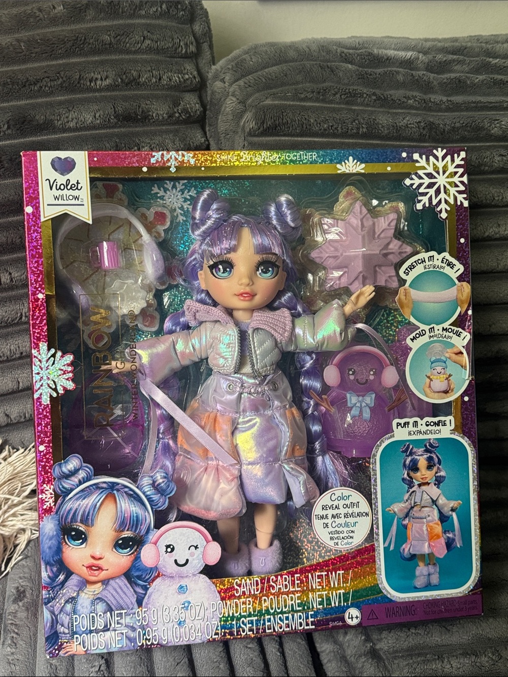 Rainbow High Winter Wonderland Violet Willow doll and accessories